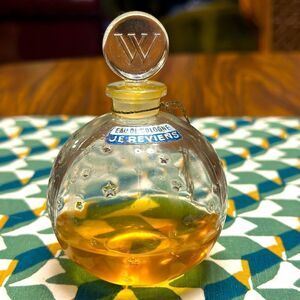 Vintage Je Reviens Worth Paris France Eau de Cologne Lalique Stars Bottle 5.5 oz